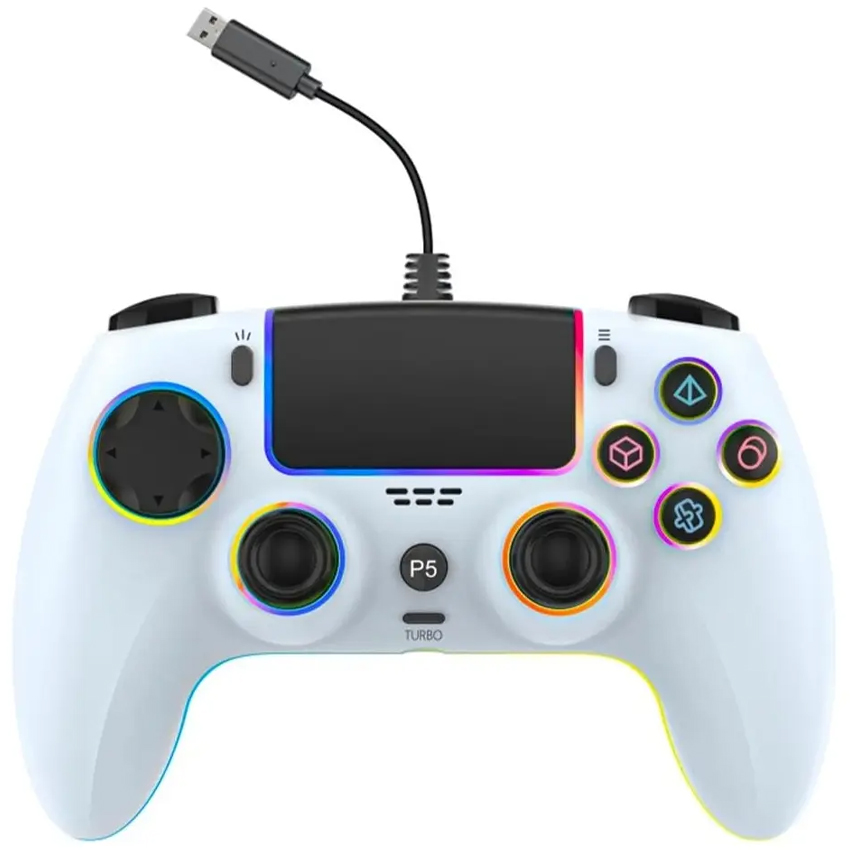 Joystick Playstation 5 Sz-5005b Blanco Rgb y Scuf